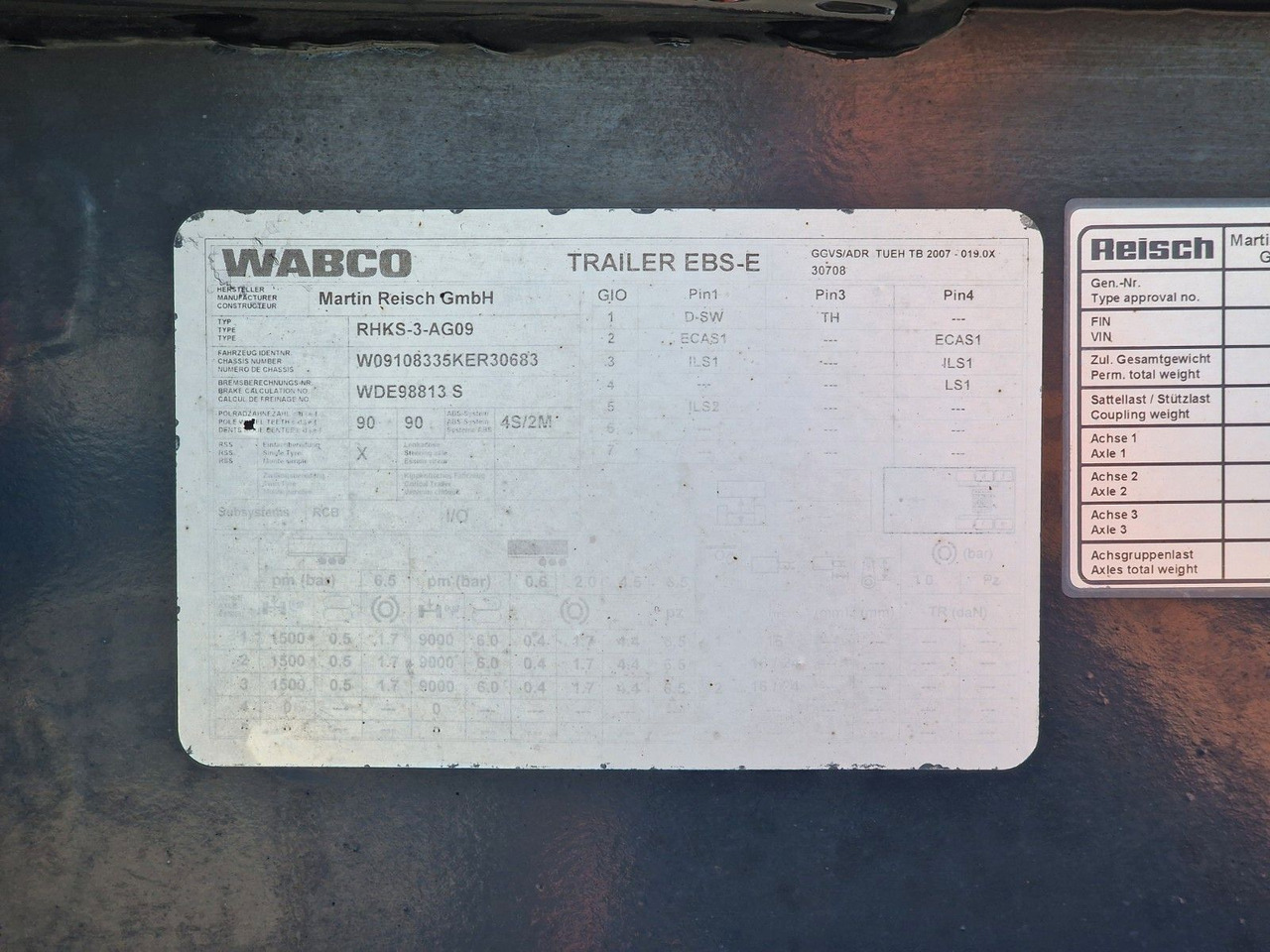 Náves sklápěcí Reisch RHKS-3-AG13 / Alu-Felgen / Liftachse / 80m³: obrázok 30