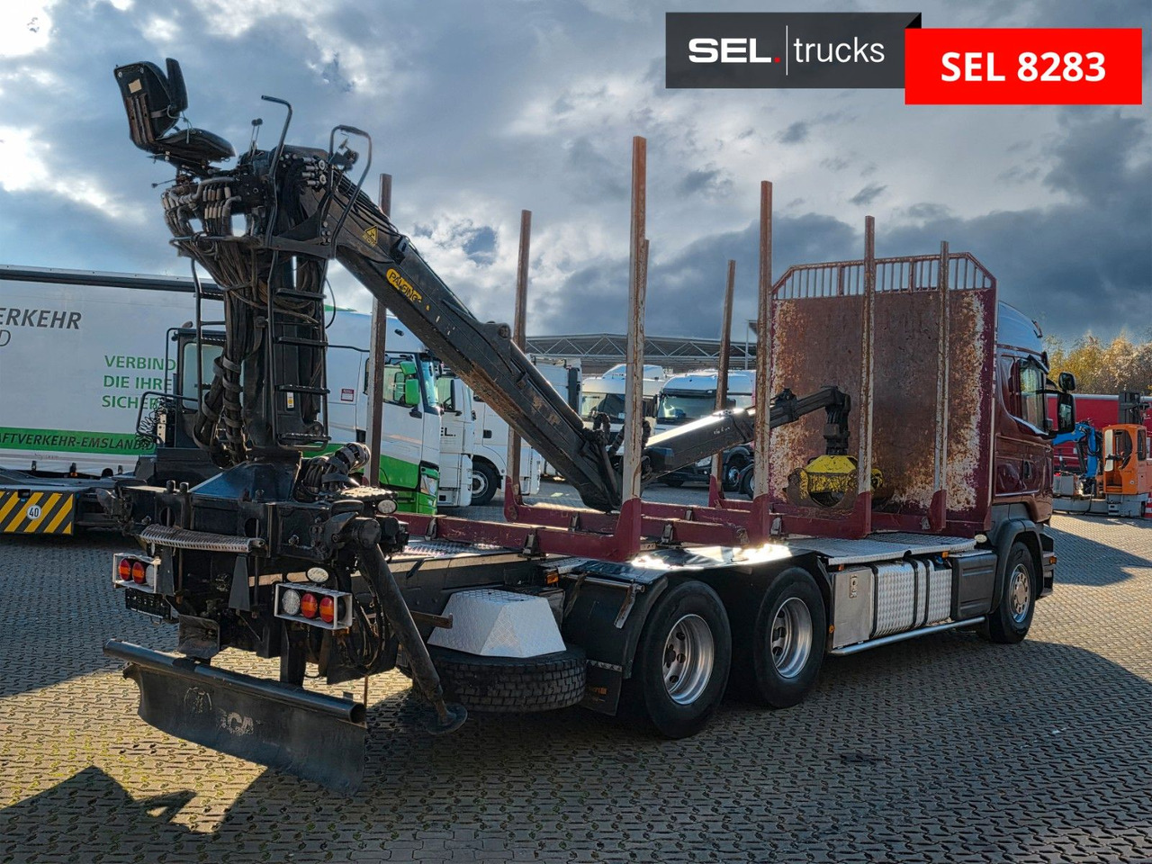 Scania R 580 LB6X4HNB / Retarder / Palfinger / V8 - Nákladné vozidlo na prepravu dreva, Auto s hydraulickou rukou: obrázok 5 Scania R 580 LB6X4HNB / Retarder / Palfinger / V8 - Nákladné vozidlo na prepravu dreva, Auto s hydraulickou rukou: obrázok 5