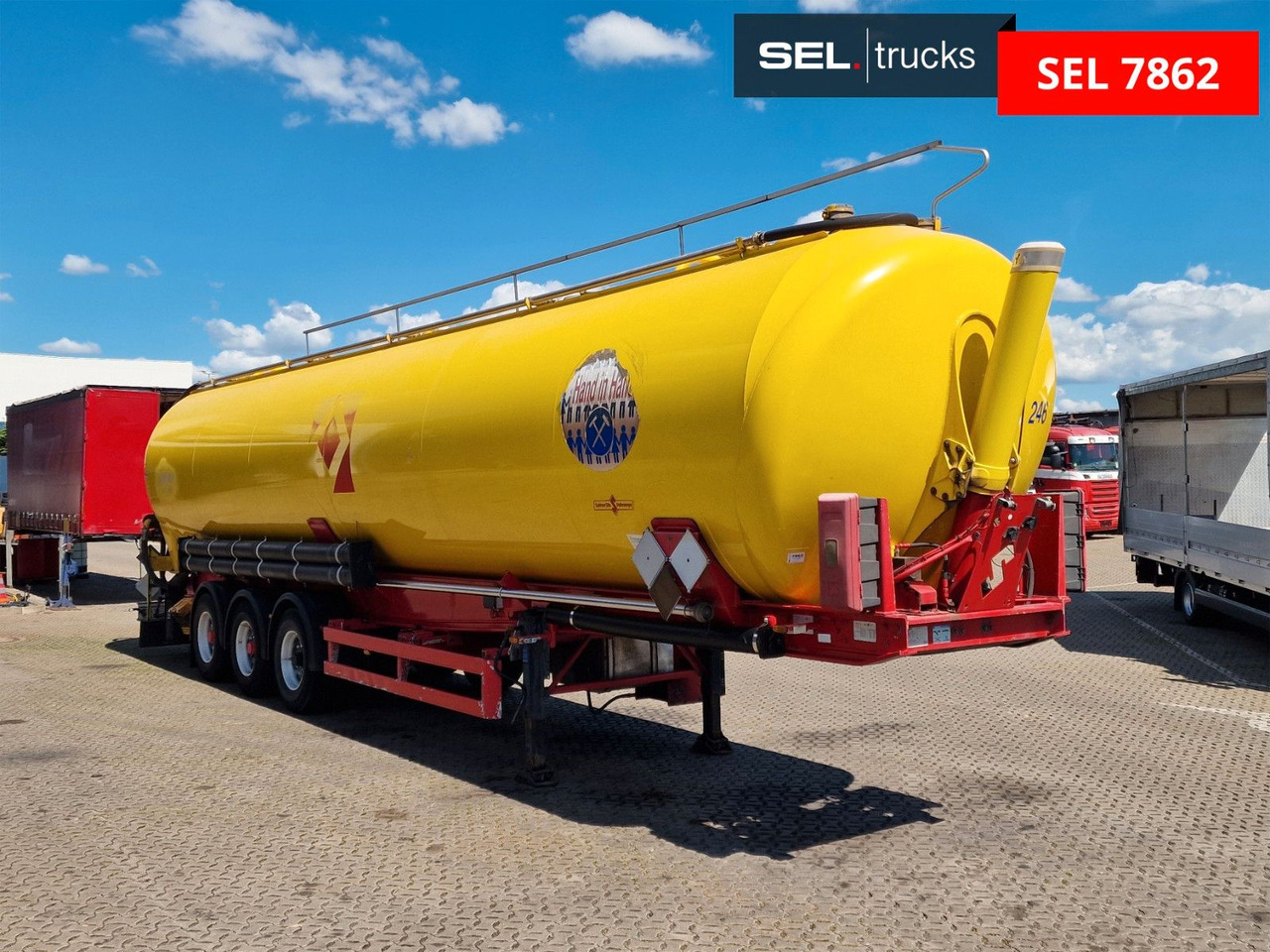 Spitzer SK2766CAL GGVS / Kippsilo / Alu / ADR AT / 66m³ - Silocisterna: obrázok 3 Spitzer SK2766CAL GGVS / Kippsilo / Alu / ADR AT / 66m³ - Silocisterna: obrázok 3