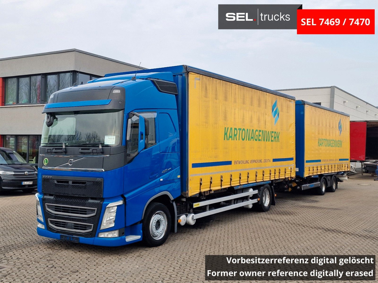 Volvo FH 460 / Hubdach / Jumbo / Komplett - Plachtové nákladné vozidlo: obrázok 1 Volvo FH 460 / Hubdach / Jumbo / Komplett - Plachtové nákladné vozidlo: obrázok 1