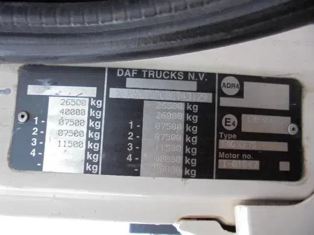Valníkový/ Plošinový nákladný automobil DAF CF 75 250 6X2 NL TRUCK APK 01-03-2026: obrázok 13