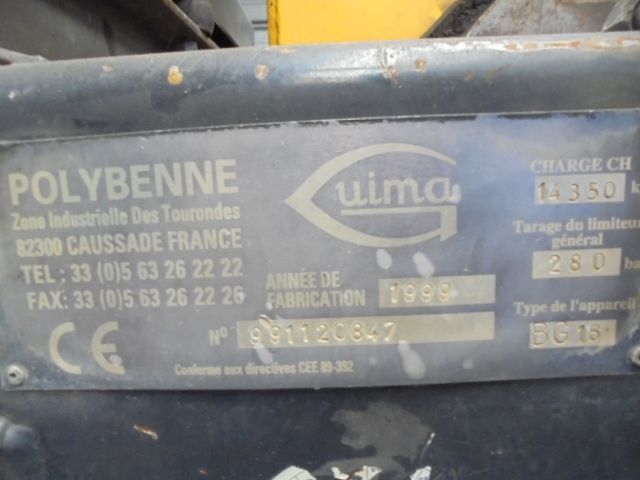 Hákový nosič kontajnerov Diversen Guima BG 16: obrázok 6