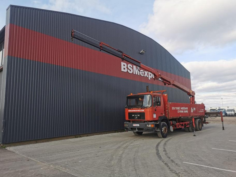 Valníkový/ Plošinový nákladný automobil MAN 25.422 6x4 full spring: obrázok 17
