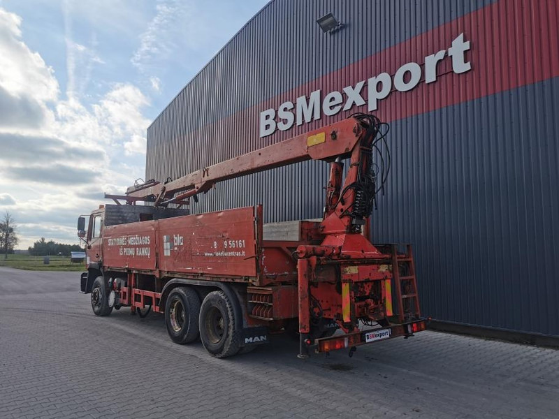 Valníkový/ Plošinový nákladný automobil MAN 25.422 6x4 full spring: obrázok 6