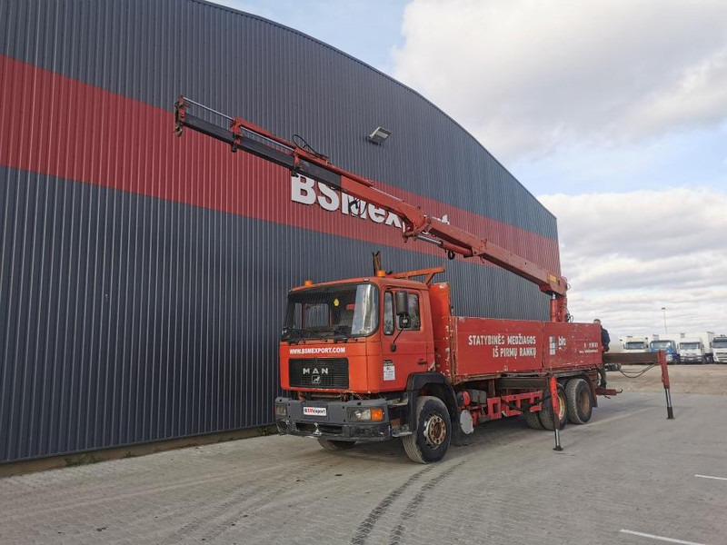 Valníkový/ Plošinový nákladný automobil MAN 25.422 6x4 full spring: obrázok 16