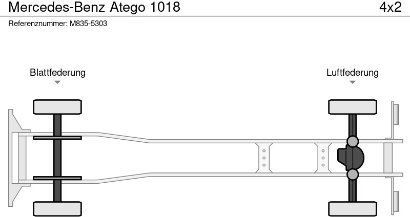 Skříňový nákladní auto Mercedes-Benz Atego 1018: obrázok 19