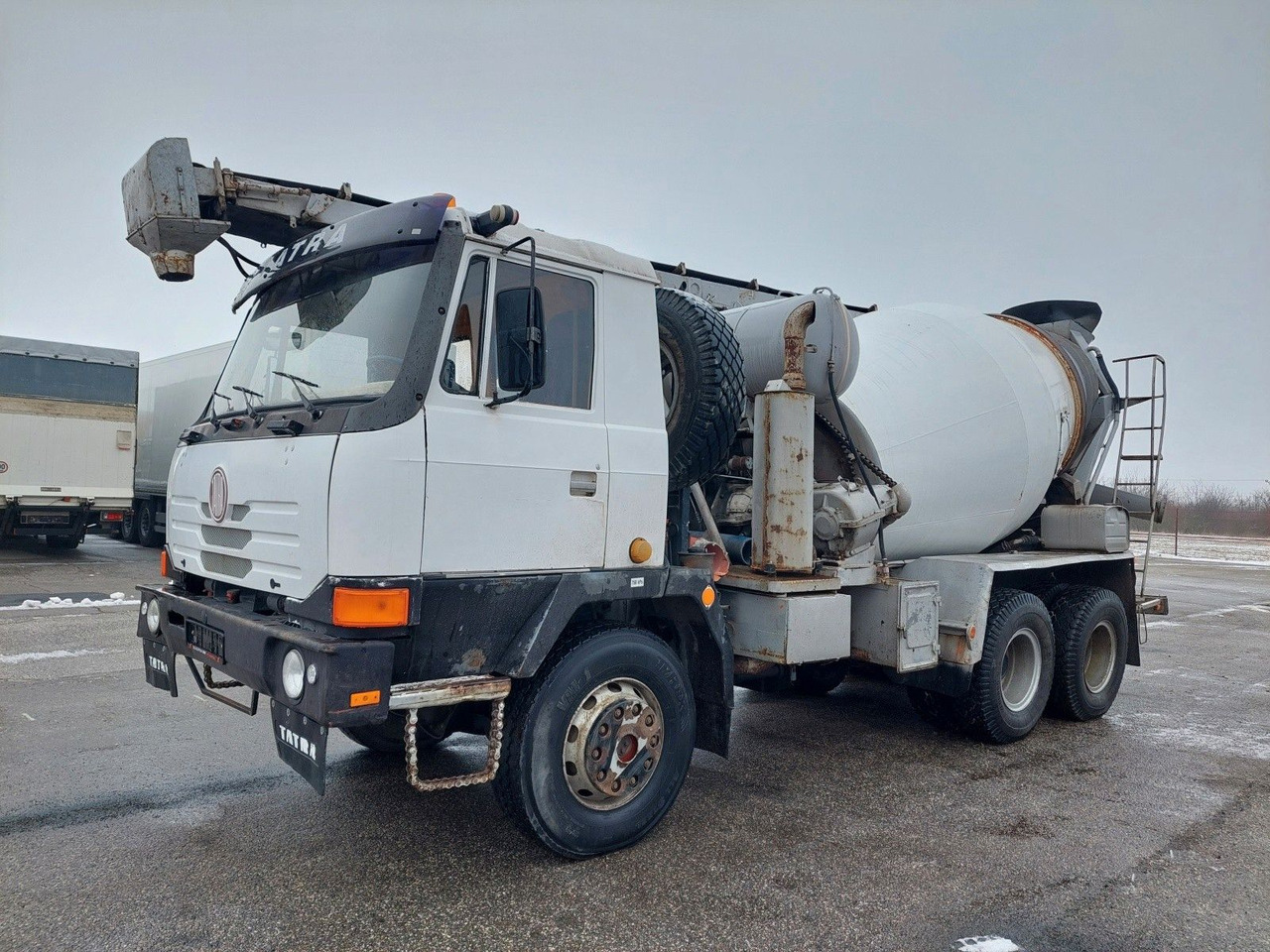 Tatra T815 6x6 mit Fördererband PD-01 - Domiešavač: obrázok 1 Tatra T815 6x6 mit Fördererband PD-01 - Domiešavač: obrázok 1