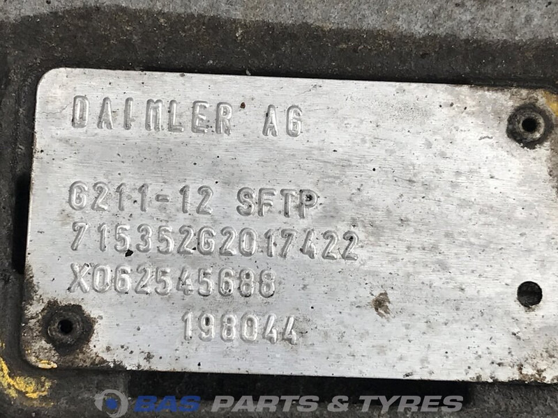 Mercedes-Benz Actros MP4 Mercedes G211-12 KL Powershift 3 Versnellingsbak A 001 260 36 00 - Prevodovka pre Nákladné auto: obrázok 5 Mercedes-Benz Actros MP4 Mercedes G211-12 KL Powershift 3 Versnellingsbak A 001 260 36 00 - Prevodovka pre Nákladné auto: obrázok 5