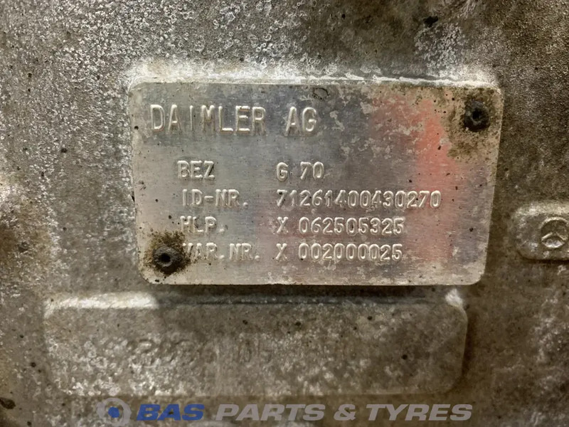 Mercedes-Benz Atego Mercedes G70-6 Powershift 3 Versnellingsbak A 001 260 36 00 - Prevodovka pre Nákladné auto: obrázok 5 Mercedes-Benz Atego Mercedes G70-6 Powershift 3 Versnellingsbak A 001 260 36 00 - Prevodovka pre Nákladné auto: obrázok 5