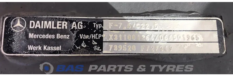 Mercedes-Benz  - Predná náprava pre Nákladné auto: obrázok 4 Mercedes-Benz  - Predná náprava pre Nákladné auto: obrázok 4