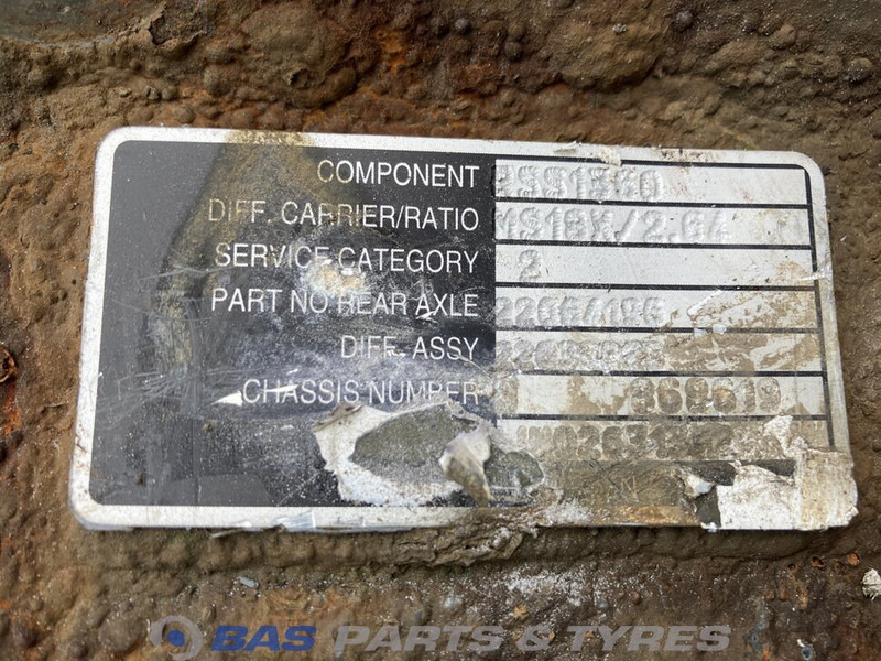 Meritor Differentieel Volvo RSS1360 P13180 - Diferenciál pre Nákladné auto: obrázok 5 Meritor Differentieel Volvo RSS1360 P13180 - Diferenciál pre Nákladné auto: obrázok 5