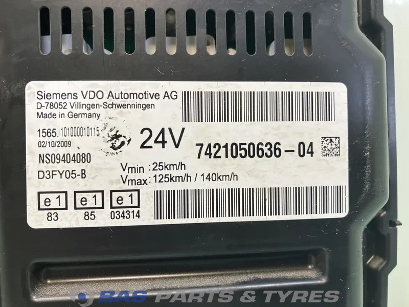 Renault Premium Euro 4-5 Instrumentenpaneel Renault 7421050636 - Palubná doska pre Nákladné auto: obrázok 3 Renault Premium Euro 4-5 Instrumentenpaneel Renault 7421050636 - Palubná doska pre Nákladné auto: obrázok 3