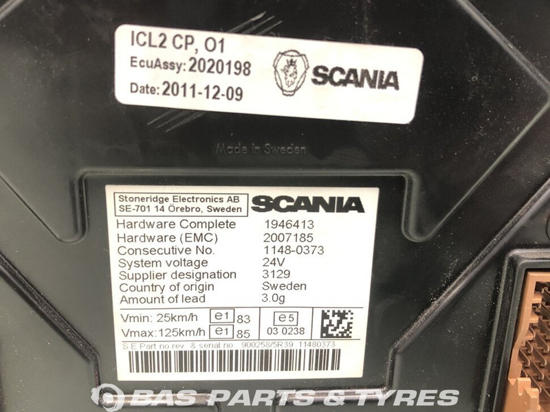 Scania R-Serie Kombi-instrument Scania 2020198 - Palubná doska pre Nákladné auto: obrázok 3 Scania R-Serie Kombi-instrument Scania 2020198 - Palubná doska pre Nákladné auto: obrázok 3
