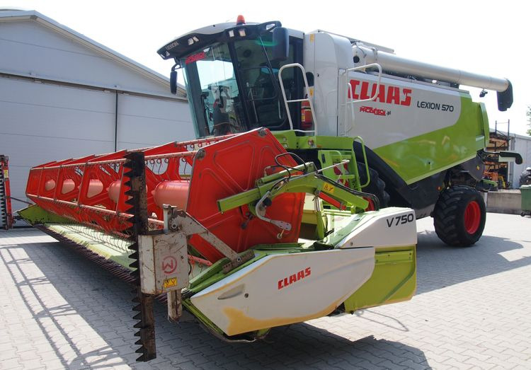 Kombajn zbożawy Claas Lexon 570  Kombajn zbożowy CLAAS LEXION 570+ heder VARIO 7,5m - Obilný kombajn: obrázok 2 Kombajn zbożawy Claas Lexon 570  Kombajn zbożowy CLAAS LEXION 570+ heder VARIO 7,5m - Obilný kombajn: obrázok 2