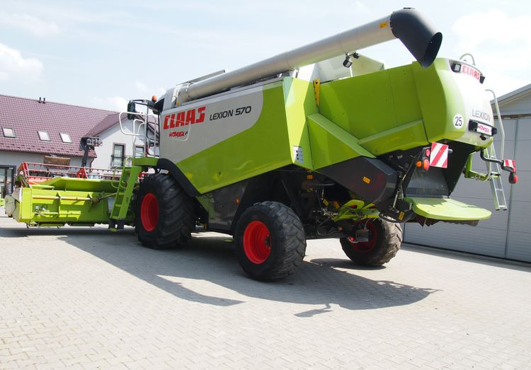 Kombajn zbożawy Claas Lexon 570  Kombajn zbożowy CLAAS LEXION 570+ heder VARIO 7,5m - Obilný kombajn: obrázok 5 Kombajn zbożawy Claas Lexon 570  Kombajn zbożowy CLAAS LEXION 570+ heder VARIO 7,5m - Obilný kombajn: obrázok 5