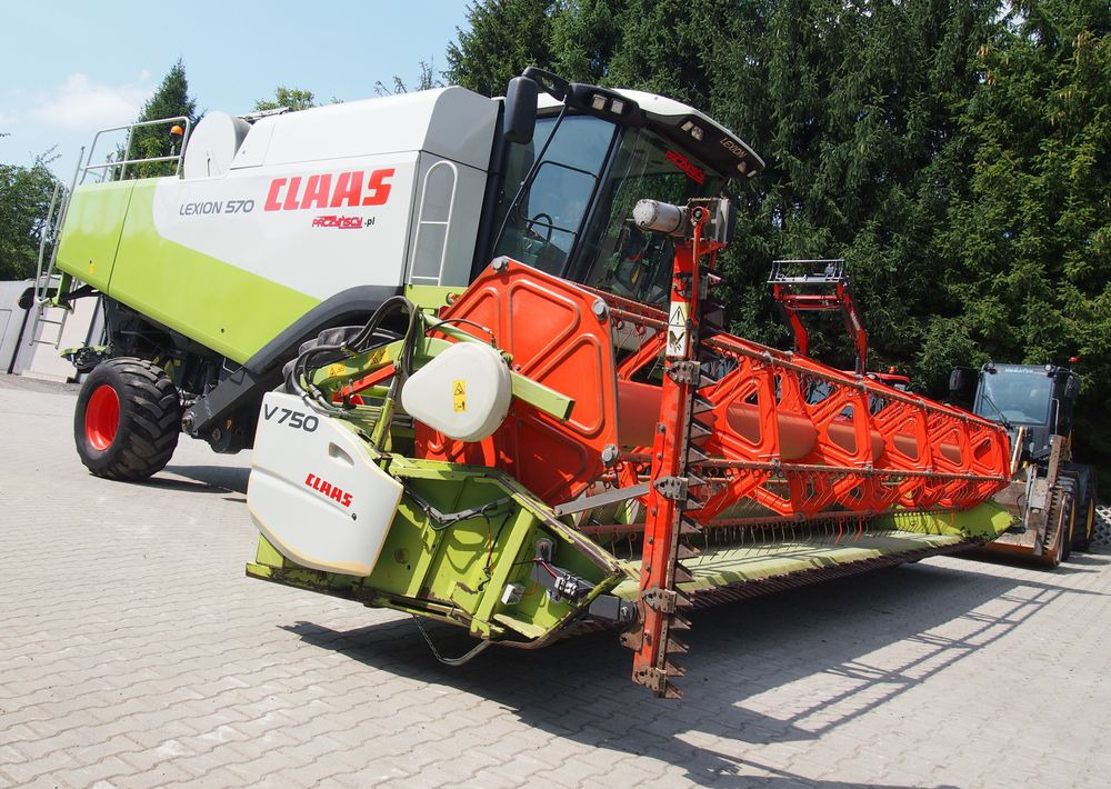 Kombajn zbożawy Claas Lexon 570  Kombajn zbożowy CLAAS LEXION 570+ heder VARIO 7,5m - Obilný kombajn: obrázok 3 Kombajn zbożawy Claas Lexon 570  Kombajn zbożowy CLAAS LEXION 570+ heder VARIO 7,5m - Obilný kombajn: obrázok 3