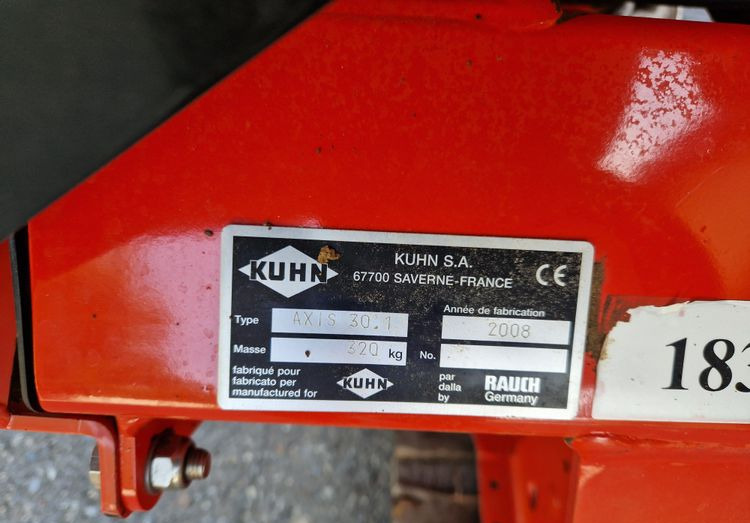 Rozmetač hnojiva Rozsiewacz nawozów Kuhn AXIS 30,1 2008 Rozsiewacz KUHN RAUCH: obrázok 16 Rozmetač hnojiva Rozsiewacz nawozów Kuhn AXIS 30,1 2008 Rozsiewacz KUHN RAUCH: obrázok 16