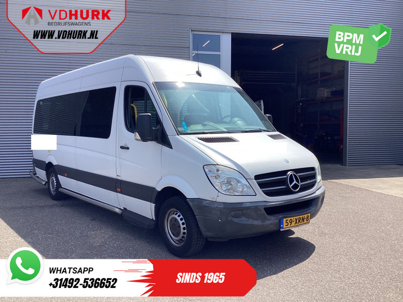 Minibus, Mikrobus Mercedes-Benz Sprinter 313 2.2 CDI L3H2 €10.527 Incl. BTW BPM VRIJ! EXPORT ONLY Combi/ 9 Persoons/ Kombi/ 9P/ Airco/ Rolstoellift: obrázok 1