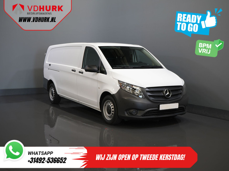 Mercedes-Benz Vito 116 CDI Aut. L3 XL BPM VRIJ! Carplay/ Stoelverw./ 270Gr. Deuren/ Cruise/ Airco/ Navi/ Camera/ PDC - Malá dodávka: obrázok 1 Mercedes-Benz Vito 116 CDI Aut. L3 XL BPM VRIJ! Carplay/ Stoelverw./ 270Gr. Deuren/ Cruise/ Airco/ Navi/ Camera/ PDC - Malá dodávka: obrázok 1