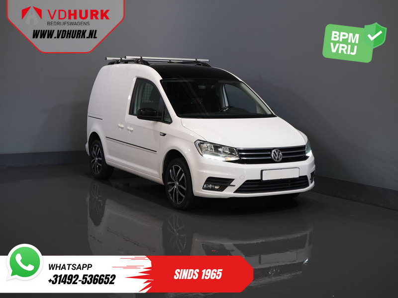 Volkswagen Caddy 2.0 TDI 100 pk DSG Aut. BPM VRIJ! Edition 35 Carplay/ Stoelverw./ Standkachel/ Cruise/ Airco/ PDC/ LMV/ Dakdragers/ Trekhaak/ In - Furgon: obrázok 1 Volkswagen Caddy 2.0 TDI 100 pk DSG Aut. BPM VRIJ! Edition 35 Carplay/ Stoelverw./ Standkachel/ Cruise/ Airco/ PDC/ LMV/ Dakdragers/ Trekhaak/ In - Furgon: obrázok 1
