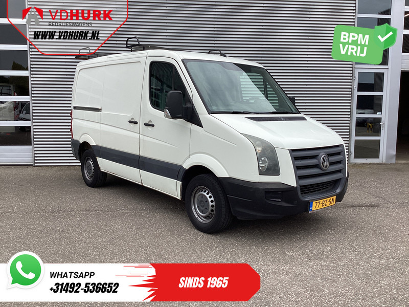 Volkswagen Crafter 35 2.5 TDI EXPORT ONLY Riem V.V/ APK 5-2026/ Imperiaal/ Gev.stoel/ 2.8T trekverm./ Navi/ Trekhaak/ Airco - Furgon: obrázok 1 Volkswagen Crafter 35 2.5 TDI EXPORT ONLY Riem V.V/ APK 5-2026/ Imperiaal/ Gev.stoel/ 2.8T trekverm./ Navi/ Trekhaak/ Airco - Furgon: obrázok 1