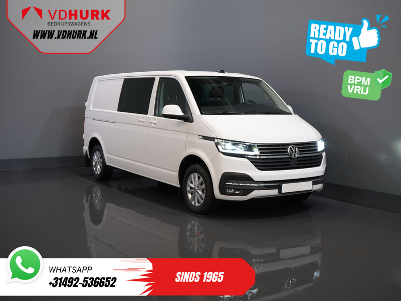 Malá dodávka, Dodávkа s dvojitou kabínou Volkswagen Transporter 2.0 TDI 150 pk Aut. L2 DC Dubbel Cabine BPM VRIJ! Ready2Go 2xSchuifdeur/ Adapt Cruise/ LED/ Standkachel/ Stoelverw./ Carplay/ Ca: obrázok 1