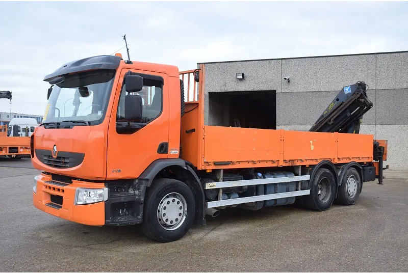 Renault Premium 410 - Valníkový/ Plošinový nákladný automobil, Auto s hydraulickou rukou: obrázok 1 Renault Premium 410 - Valníkový/ Plošinový nákladný automobil, Auto s hydraulickou rukou: obrázok 1