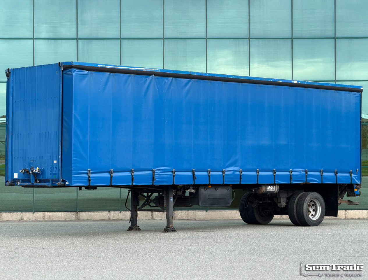 Floor FL0-12-102 City Trailer Tail Lift Good Condition Holland-Trailer - Plachtový náves: obrázok 1 Floor FL0-12-102 City Trailer Tail Lift Good Condition Holland-Trailer - Plachtový náves: obrázok 1