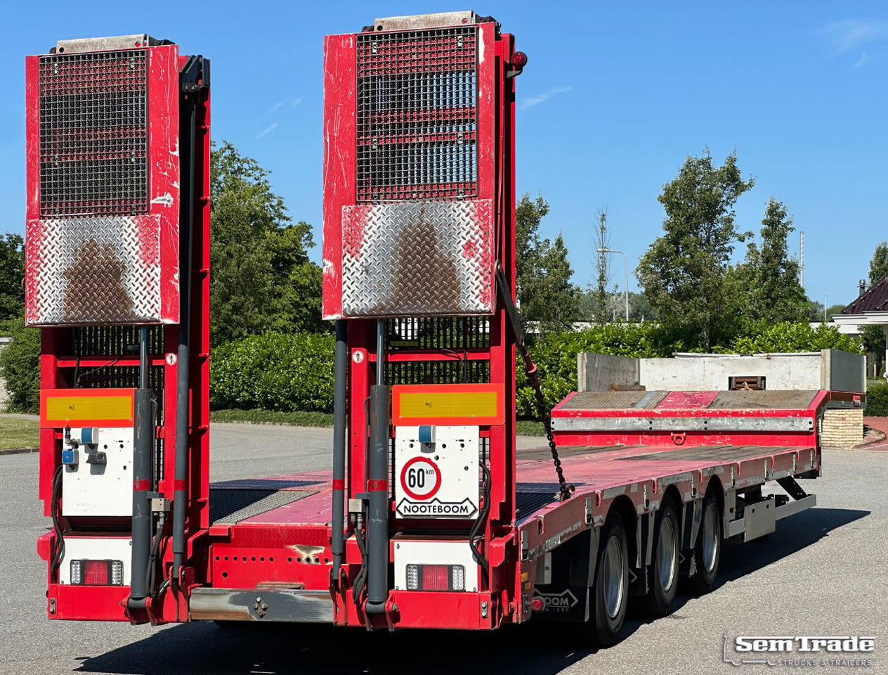 Nooteboom OSD-48-003 Semi 3 Axles Hydraulic Ramps Hinge TOP Condition - Náves podvalník: obrázok 5 Nooteboom OSD-48-003 Semi 3 Axles Hydraulic Ramps Hinge TOP Condition - Náves podvalník: obrázok 5
