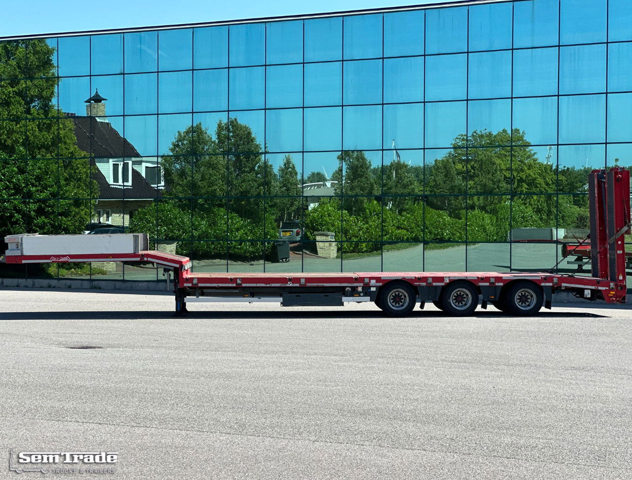 Nooteboom OSD-48-003 Semi 3 Axles Hydraulic Ramps Hinge TOP Condition - Náves podvalník: obrázok 2 Nooteboom OSD-48-003 Semi 3 Axles Hydraulic Ramps Hinge TOP Condition - Náves podvalník: obrázok 2