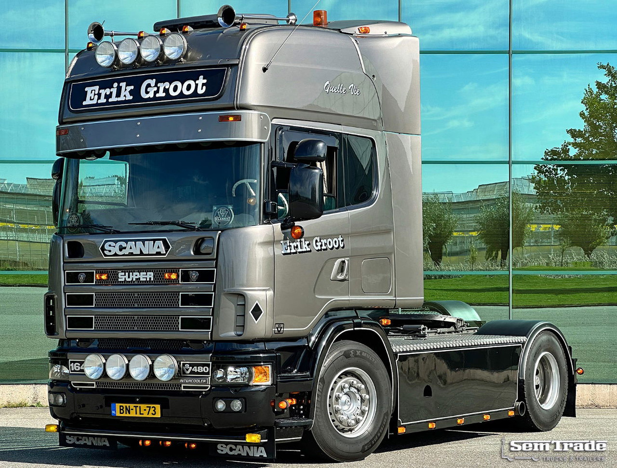 Scania R164-480 V8 Retarder Manual Gearbox Showtruck Completely Rebuild Unique Condition - Ťahač: obrázok 1 Scania R164-480 V8 Retarder Manual Gearbox Showtruck Completely Rebuild Unique Condition - Ťahač: obrázok 1