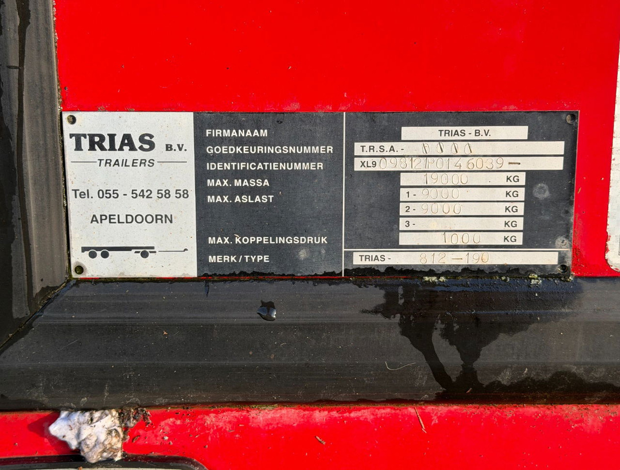 Príves skriňové Trias 812-190 Theo Mulder Isolated BOX Disc Brakes Tail Lift: obrázok 19