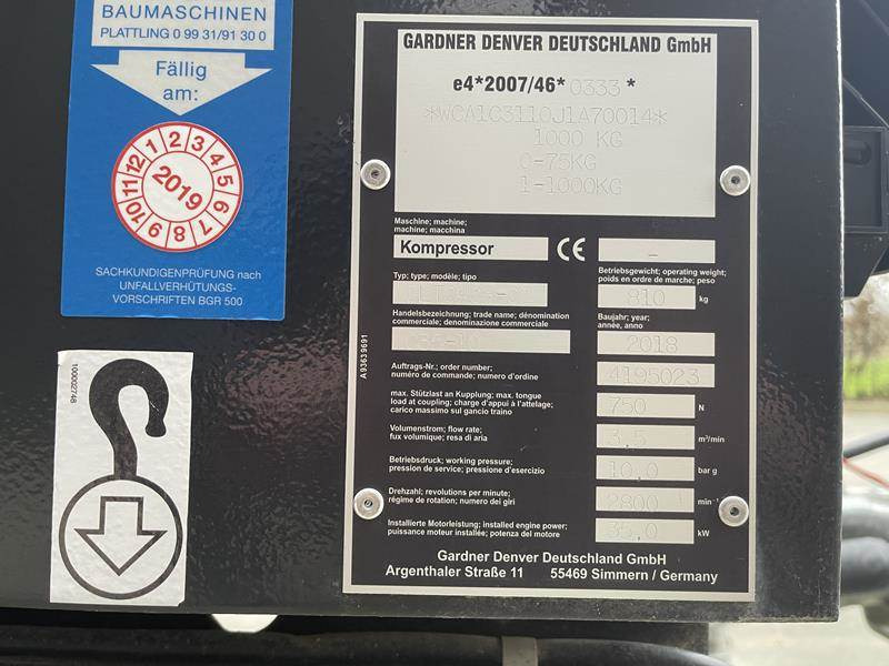 Compair C 35 - 10 - Vzduchový kompresor: obrázok 4 Compair C 35 - 10 - Vzduchový kompresor: obrázok 4