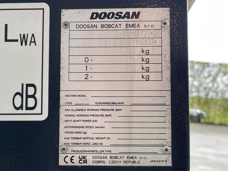Doosan 7 / 25 - G - N - Vzduchový kompresor: obrázok 5 Doosan 7 / 25 - G - N - Vzduchový kompresor: obrázok 5