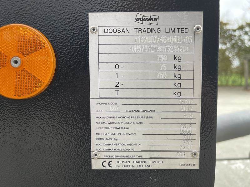 Vzduchový kompresor Doosan 7 / 31 E - N: obrázok 7 Vzduchový kompresor Doosan 7 / 31 E - N: obrázok 7