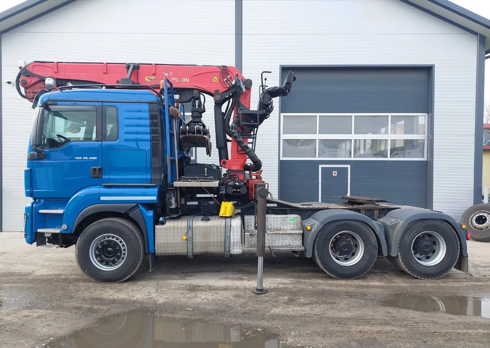 MAN TGS 26-480 6x4 do drewna PALFINGER Epsilon S 270L83 - Ťahač: obrázok 2 MAN TGS 26-480 6x4 do drewna PALFINGER Epsilon S 270L83 - Ťahač: obrázok 2