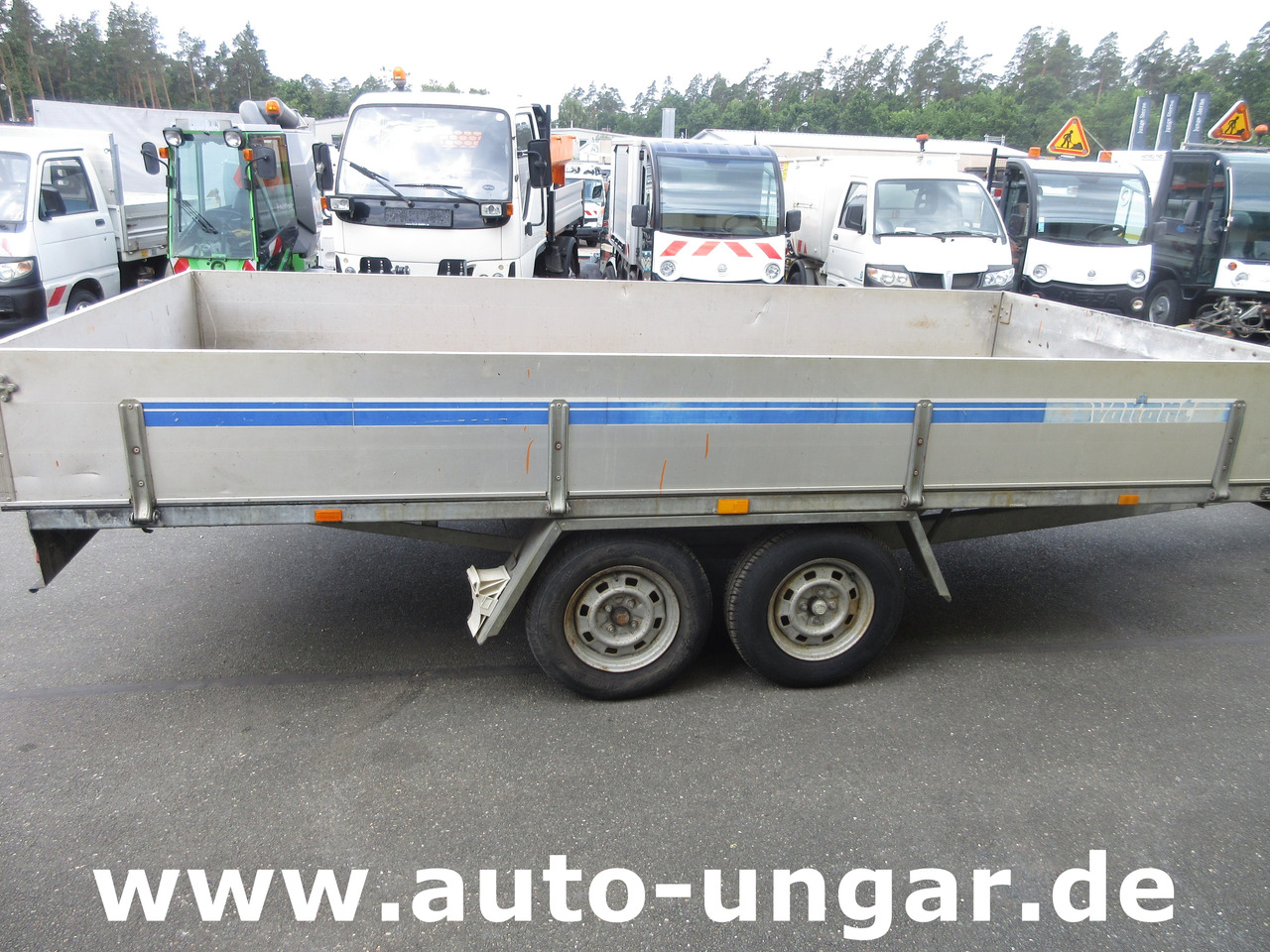 Buhl Variant 2000 Anhänger Pritsche Hochlader 2.000kg Alubordwände - Plošinový/ Valníkový príves: obrázok 2 Buhl Variant 2000 Anhänger Pritsche Hochlader 2.000kg Alubordwände - Plošinový/ Valníkový príves: obrázok 2