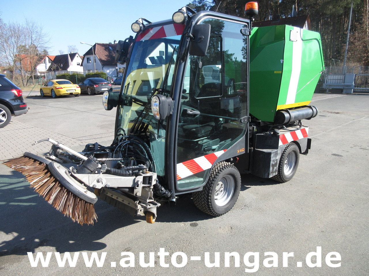 Holder X40 / X45 Baujahr 2017 Knicklenkung Kehraufbau 4x4 Kommunalhydraulik Frontheber - Zametacie vozidlo: obrázok 1 Holder X40 / X45 Baujahr 2017 Knicklenkung Kehraufbau 4x4 Kommunalhydraulik Frontheber - Zametacie vozidlo: obrázok 1