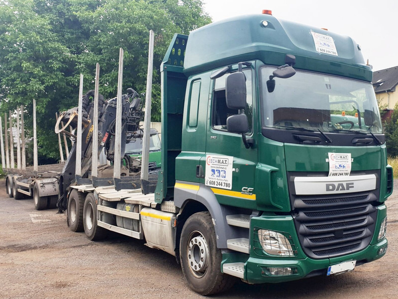 DAF 6x4 CF510 33/26t +HIAB Loglift 135 ZT94 +Umikov PP3 - Nákladné vozidlo na prepravu dreva, Auto s hydraulickou rukou: obrázok 1 DAF 6x4 CF510 33/26t +HIAB Loglift 135 ZT94 +Umikov PP3 - Nákladné vozidlo na prepravu dreva, Auto s hydraulickou rukou: obrázok 1
