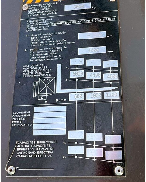 Manitou MI 60D - Dieselový vysokozdvižný vozík: obrázok 5 Manitou MI 60D - Dieselový vysokozdvižný vozík: obrázok 5