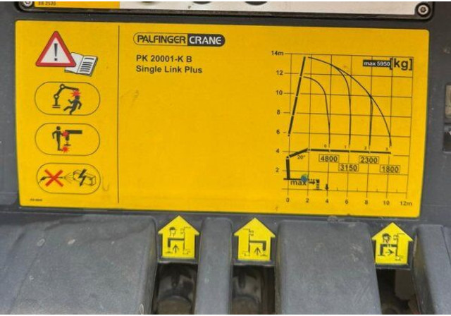 Mercedes-Benz Antos 2535 +Palfinger PK 20001-K - Valníkový/ Plošinový nákladný automobil, Auto s hydraulickou rukou: obrázok 5 Mercedes-Benz Antos 2535 +Palfinger PK 20001-K - Valníkový/ Plošinový nákladný automobil, Auto s hydraulickou rukou: obrázok 5