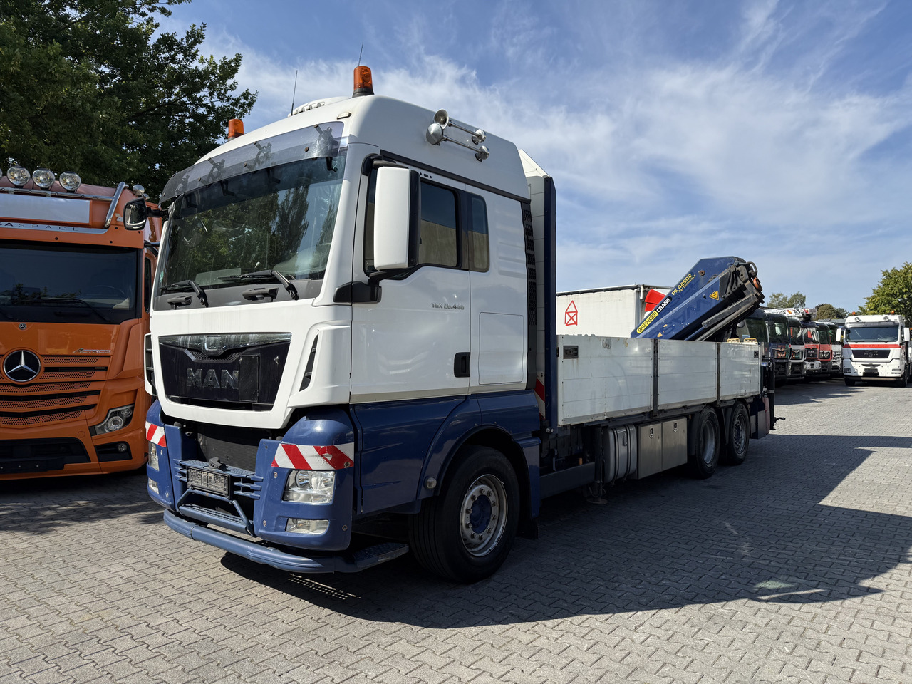 MAN TGX 26.440 6X2 Palfinger PK42502 - Valníkový/ Plošinový nákladný automobil, Auto s hydraulickou rukou: obrázok 1 MAN TGX 26.440 6X2 Palfinger PK42502 - Valníkový/ Plošinový nákladný automobil, Auto s hydraulickou rukou: obrázok 1