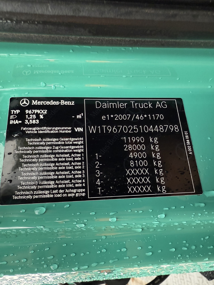 Mercedes-Benz Atego 1227 Kran MKG 96 - Valníkový/ Plošinový nákladný automobil, Auto s hydraulickou rukou: obrázok 5 Mercedes-Benz Atego 1227 Kran MKG 96 - Valníkový/ Plošinový nákladný automobil, Auto s hydraulickou rukou: obrázok 5