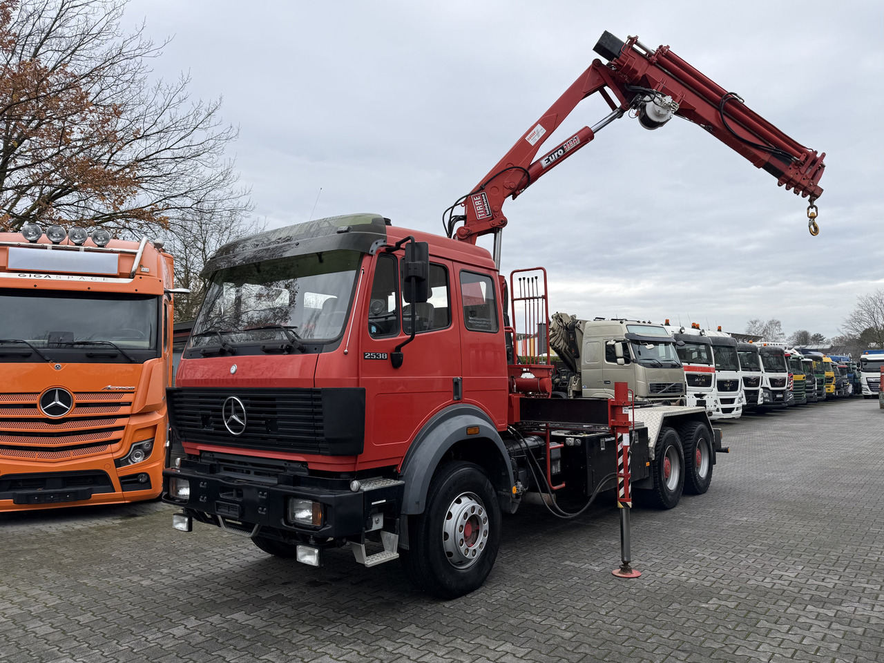 Mercedes-Benz SK 2538 6X4 Haken Kran/ Oldtimer/ Feuerwehr - Auto s hydraulickou rukou, Hákový nosič kontajnerov: obrázok 1 Mercedes-Benz SK 2538 6X4 Haken Kran/ Oldtimer/ Feuerwehr - Auto s hydraulickou rukou, Hákový nosič kontajnerov: obrázok 1