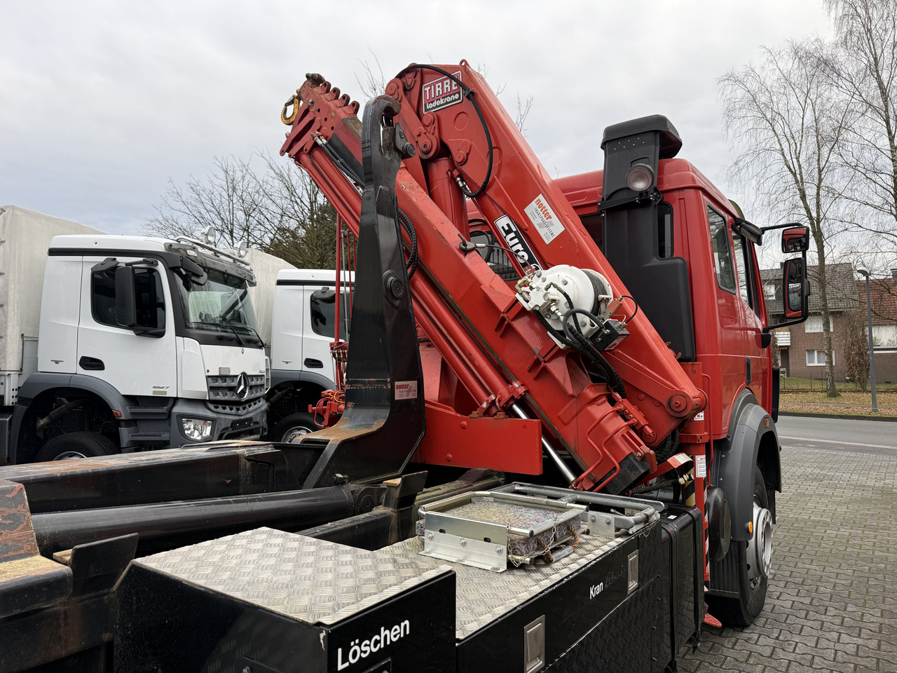 Mercedes-Benz SK 2538 6X4 Haken Kran/ Oldtimer/ Feuerwehr - Hákový nosič kontajnerov, Auto s hydraulickou rukou: obrázok 3 Mercedes-Benz SK 2538 6X4 Haken Kran/ Oldtimer/ Feuerwehr - Hákový nosič kontajnerov, Auto s hydraulickou rukou: obrázok 3