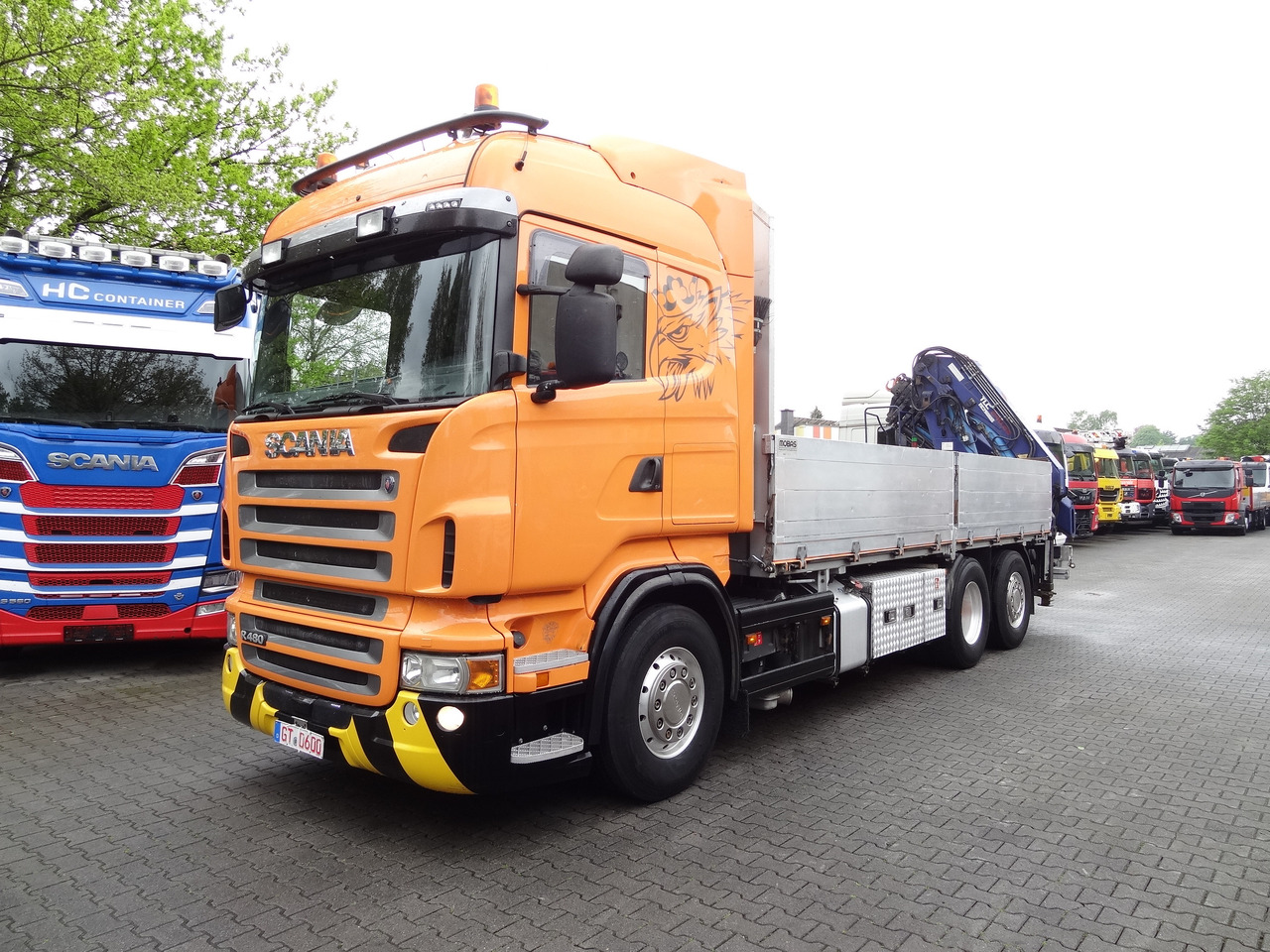 Scania R480 6X2*4 Kran Atlas 240 bis 20 Meter - Valníkový/ Plošinový nákladný automobil, Auto s hydraulickou rukou: obrázok 1 Scania R480 6X2*4 Kran Atlas 240 bis 20 Meter - Valníkový/ Plošinový nákladný automobil, Auto s hydraulickou rukou: obrázok 1