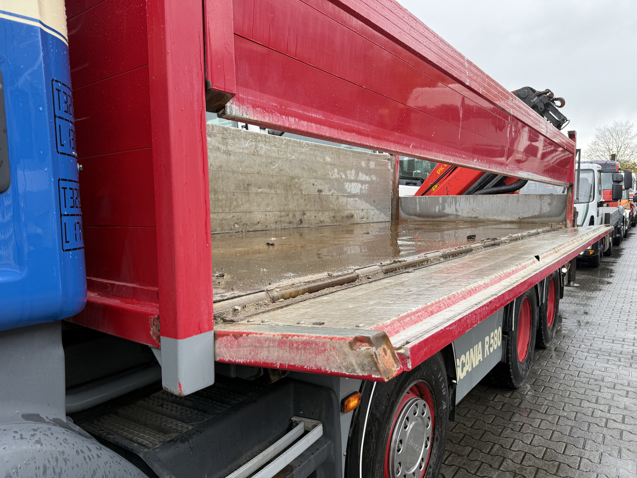 Scania R580 V8 8X4 Kipper Kran Palfinger 22002 - Sklápač, Auto s hydraulickou rukou: obrázok 5 Scania R580 V8 8X4 Kipper Kran Palfinger 22002 - Sklápač, Auto s hydraulickou rukou: obrázok 5