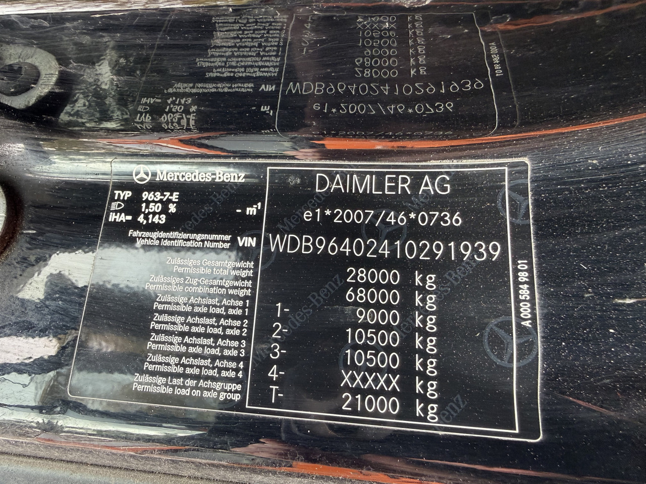 Mercedes-Benz Arocs 2653 6X4 Kran Kesla 2124L - Ťahač: obrázok 5 Mercedes-Benz Arocs 2653 6X4 Kran Kesla 2124L - Ťahač: obrázok 5