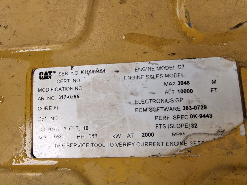 Caterpillar C7 / C7.2 140K Motor Grader Engine (Plant) - Motor pre Stavebné stroje: obrázok 2 Caterpillar C7 / C7.2 140K Motor Grader Engine (Plant) - Motor pre Stavebné stroje: obrázok 2
