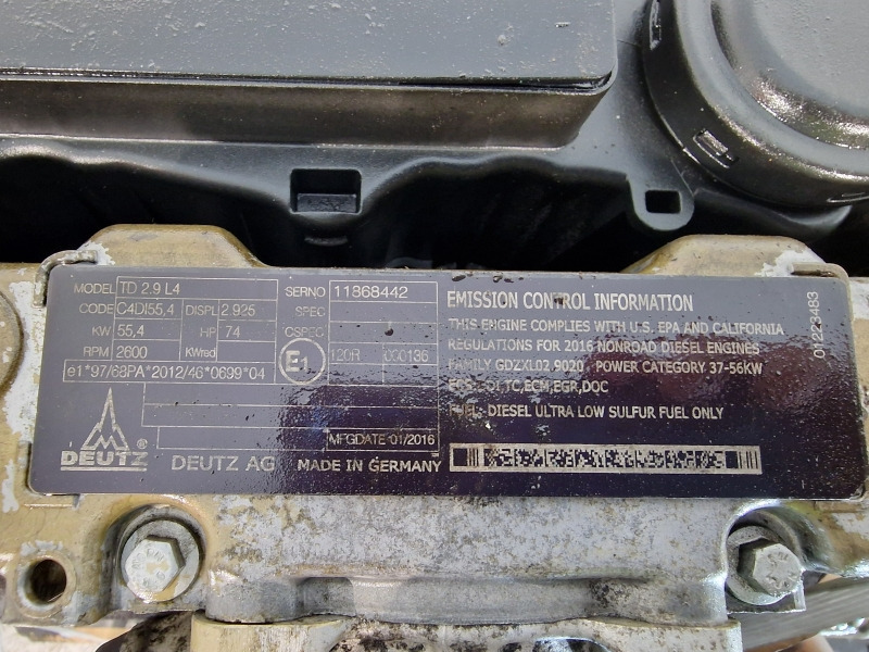 Motor pre Stavebné stroje Deutz TD 2.9 L4 Engine (Plant): obrázok 11 Motor pre Stavebné stroje Deutz TD 2.9 L4 Engine (Plant): obrázok 11